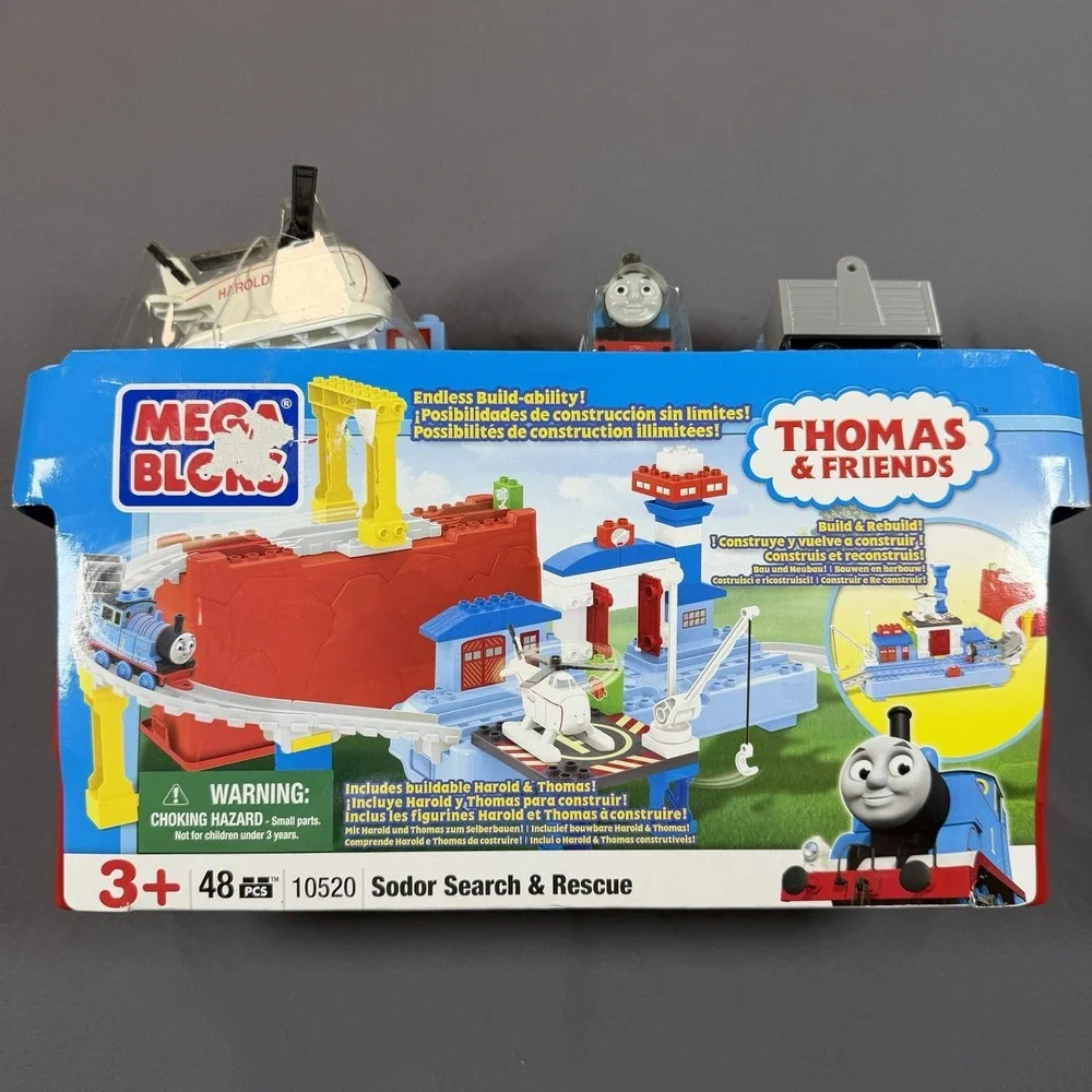 Mega Bloks 10520 Thomas & Friends Sodor Search & Rescue 48 Pieces Playset NIB